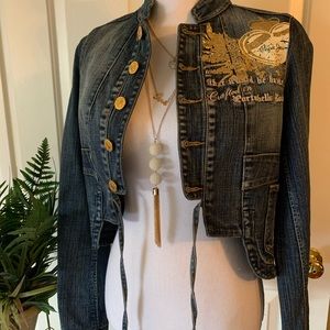 Must Have Pepe Military Jean Jacket
